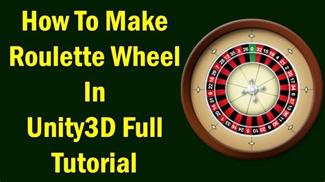 how to make a roulette wheel